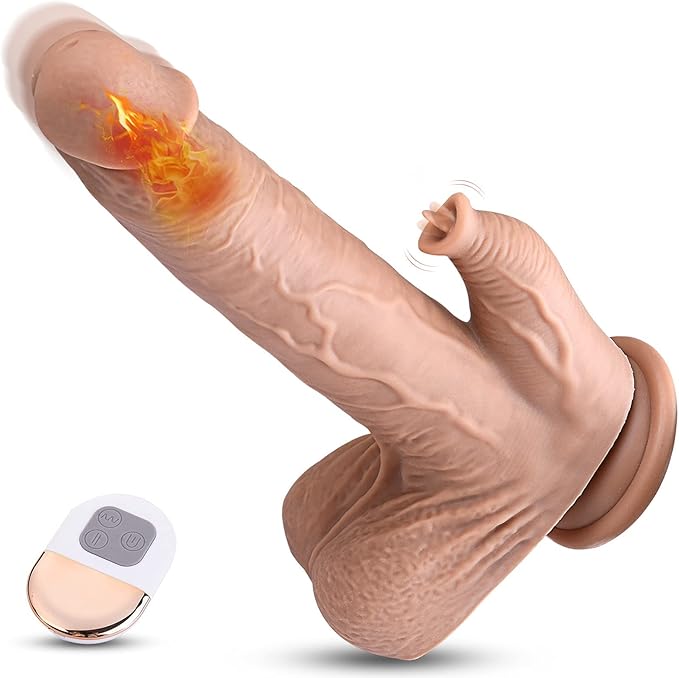 UTIMI 9.0 Realistic Thrusting Vibrating Dildo for Women