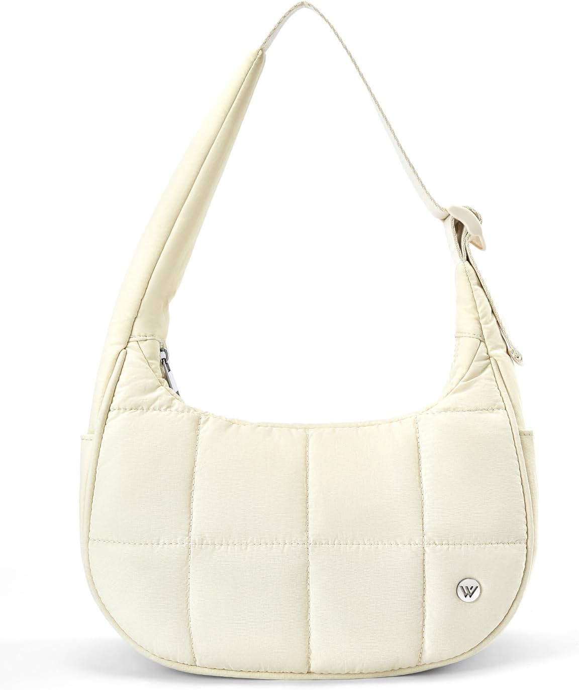 Small Puffer Crescent Shoulder Bag for Women - Stylish & Durable
