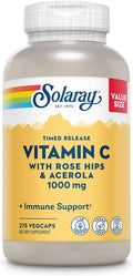 Vitamin C 1000mg Timed Release Capsules - All-Day Immune Support