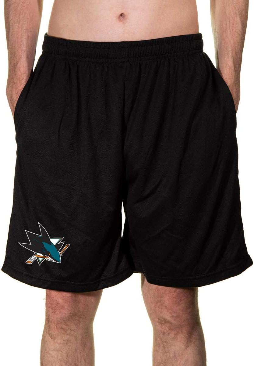 Calhoun NHL Men's Team Logo Air Mesh Shorts for Comfort