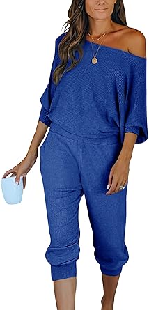 PRETTYGARDEN Women's 2 Piece Ribbed Tracksuit for Comfort