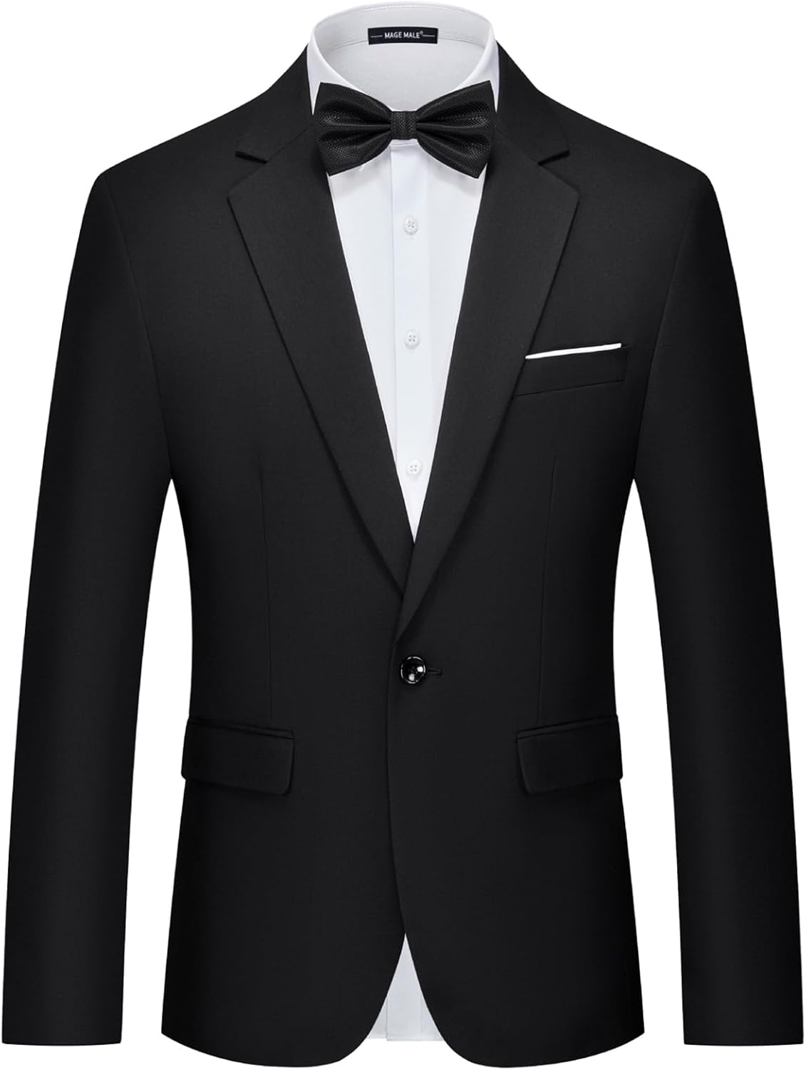 MAGE MALE Men's Suit Jacket Slim Fit Elegant Blazer for Events