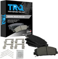 TRQ Front Brake Pads Ceramic Compatible with 2011-2024 Nissan
