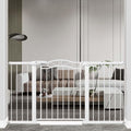 Extra Wide Press Mounted Baby Gate 57.1-59.8 in - Walk Thru Safety