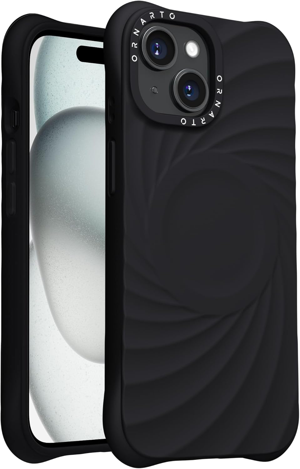 ORNARTO Vortuxe iPhone 15 Case with 2X MIL-STD Protection