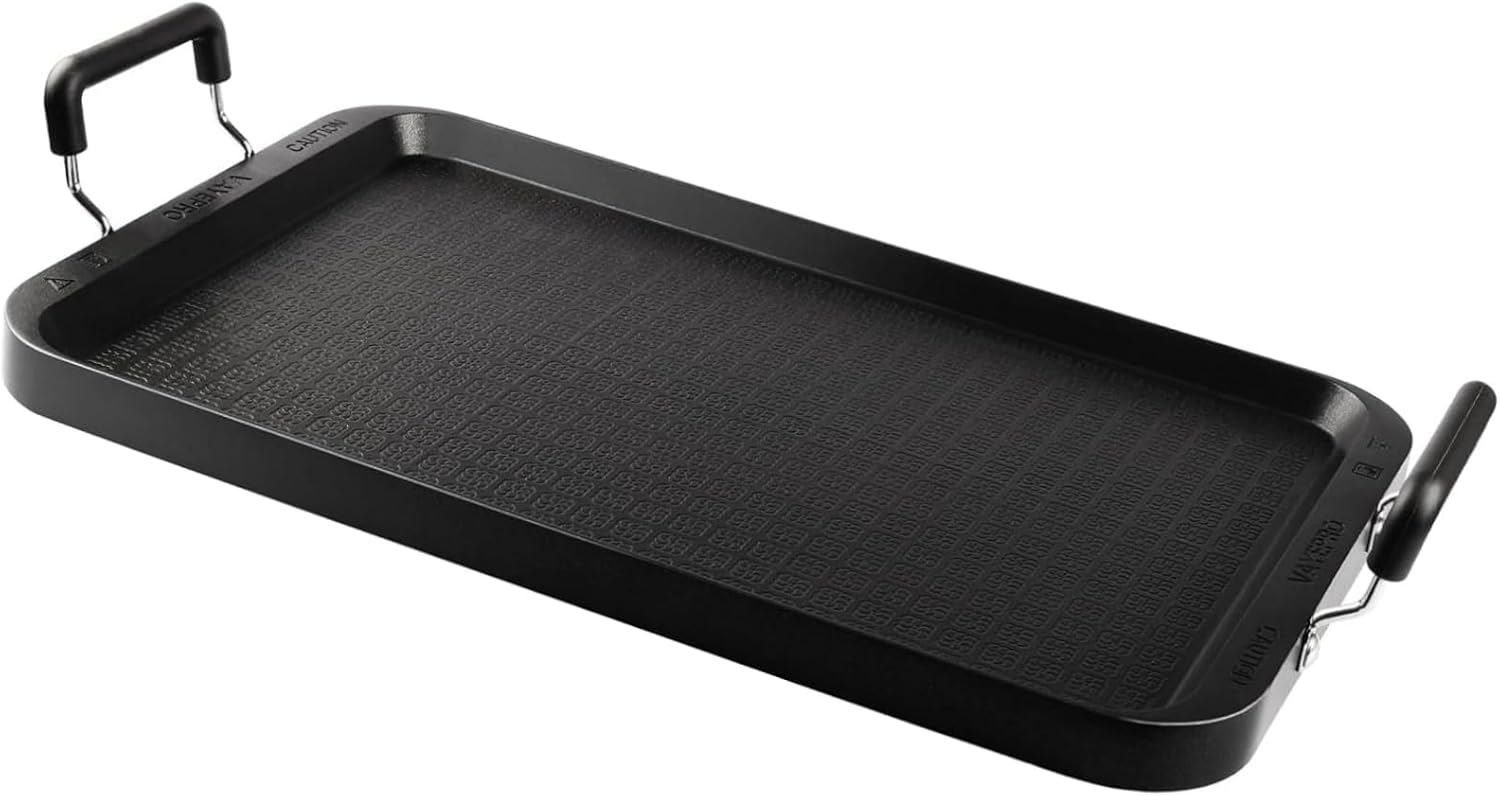 Vayepro 17 Inch Non-Stick Griddle Pan for Indoor and Outdoor Cooking