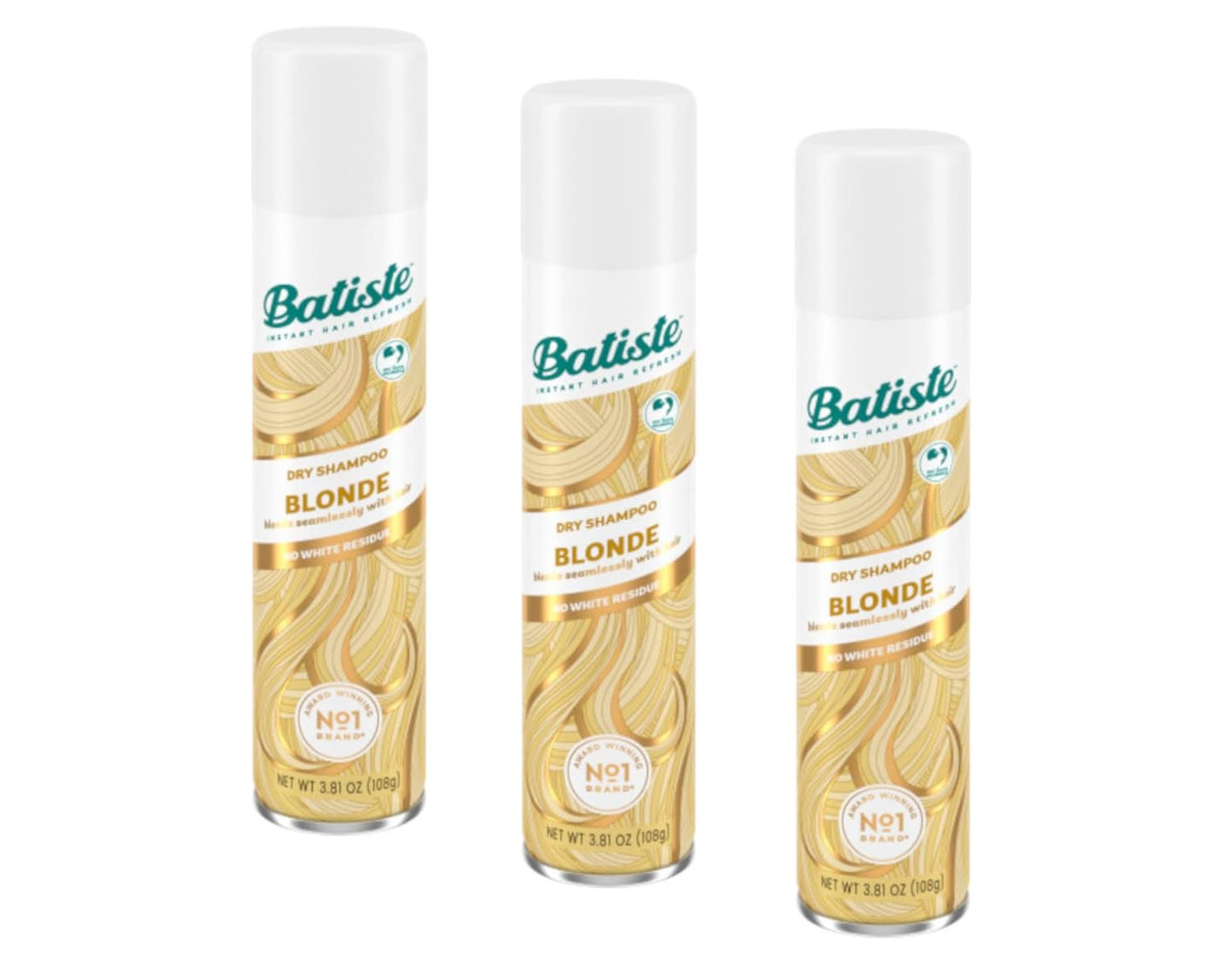 Batiste Dry Shampoo for Brilliant Blonde Hair Refresh