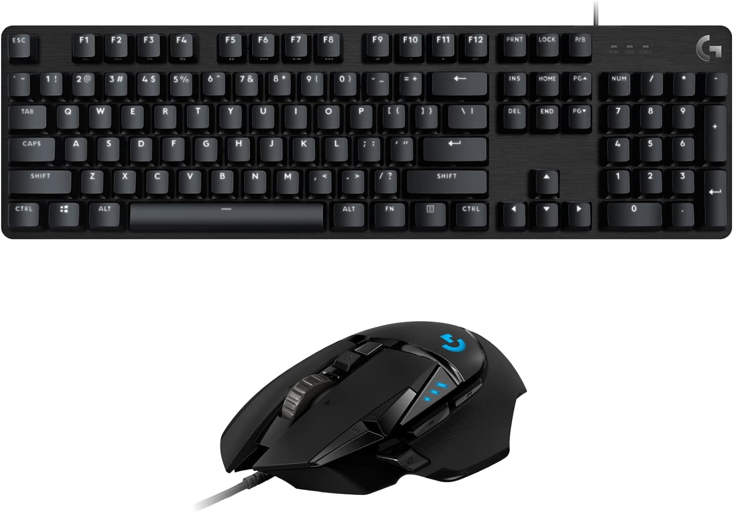 Ultimate Gaming Combo: Logitech G413 SE Keyboard & G502 HERO Mouse