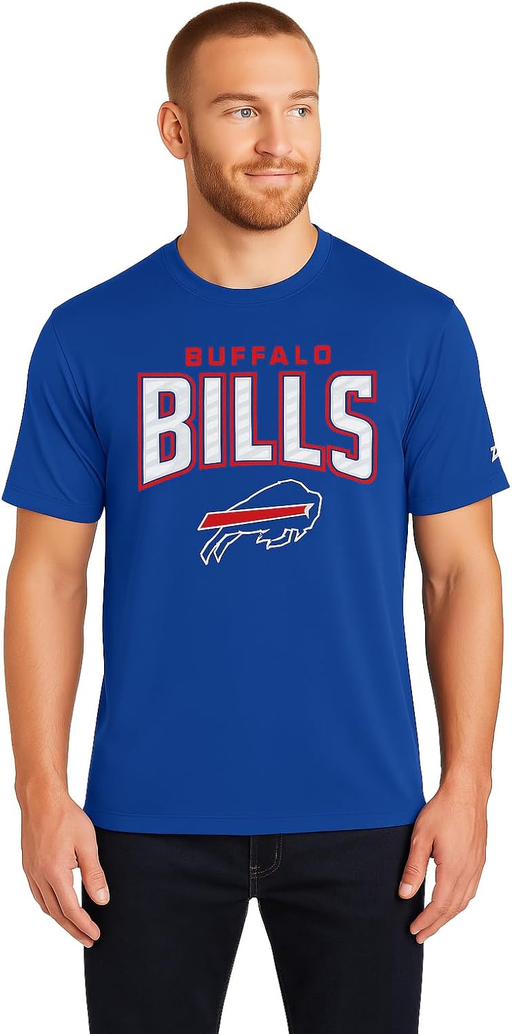 Zubaz NFL Teams Men's Short Sleeve Graphic T-Shirt for Fans