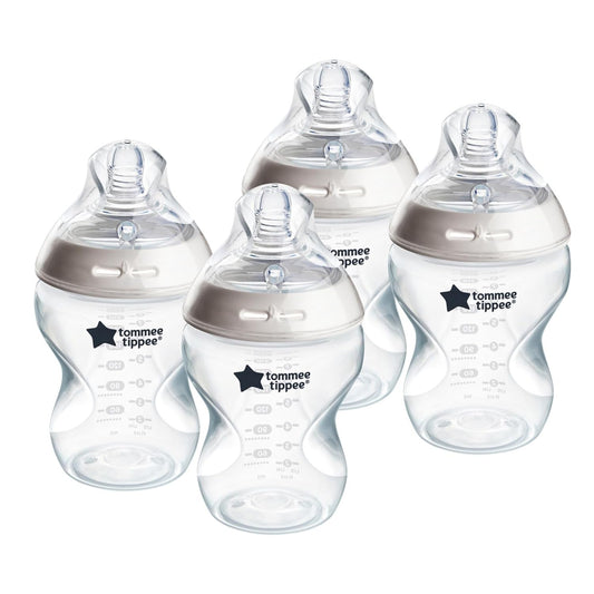 Tommee Tippee Anti-Colic Bottles, Natural Latch, 9oz, Pack of 4