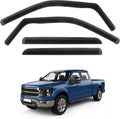 4 PCS In-Channel Rain Guards for 2021-2025 Ford F150 SuperCrew - Wind