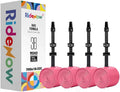 700x18-32c TPU Road Bike Inner Tube with Metal Presta Valve - Light