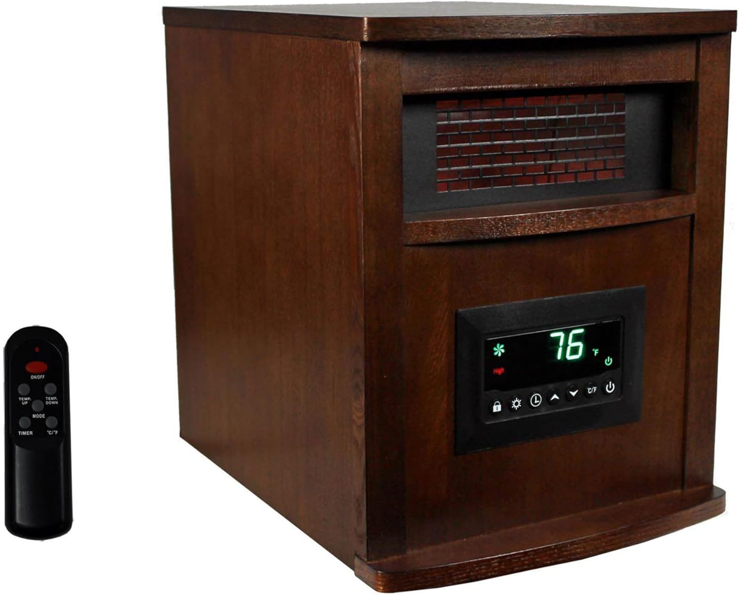 Efficient 1500W Infrared Heater - Portable & Remote Control