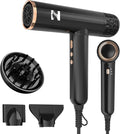 Nicebay Ionic Hair Dryer with Diffuser for Curly Hair - Fast, Quiet