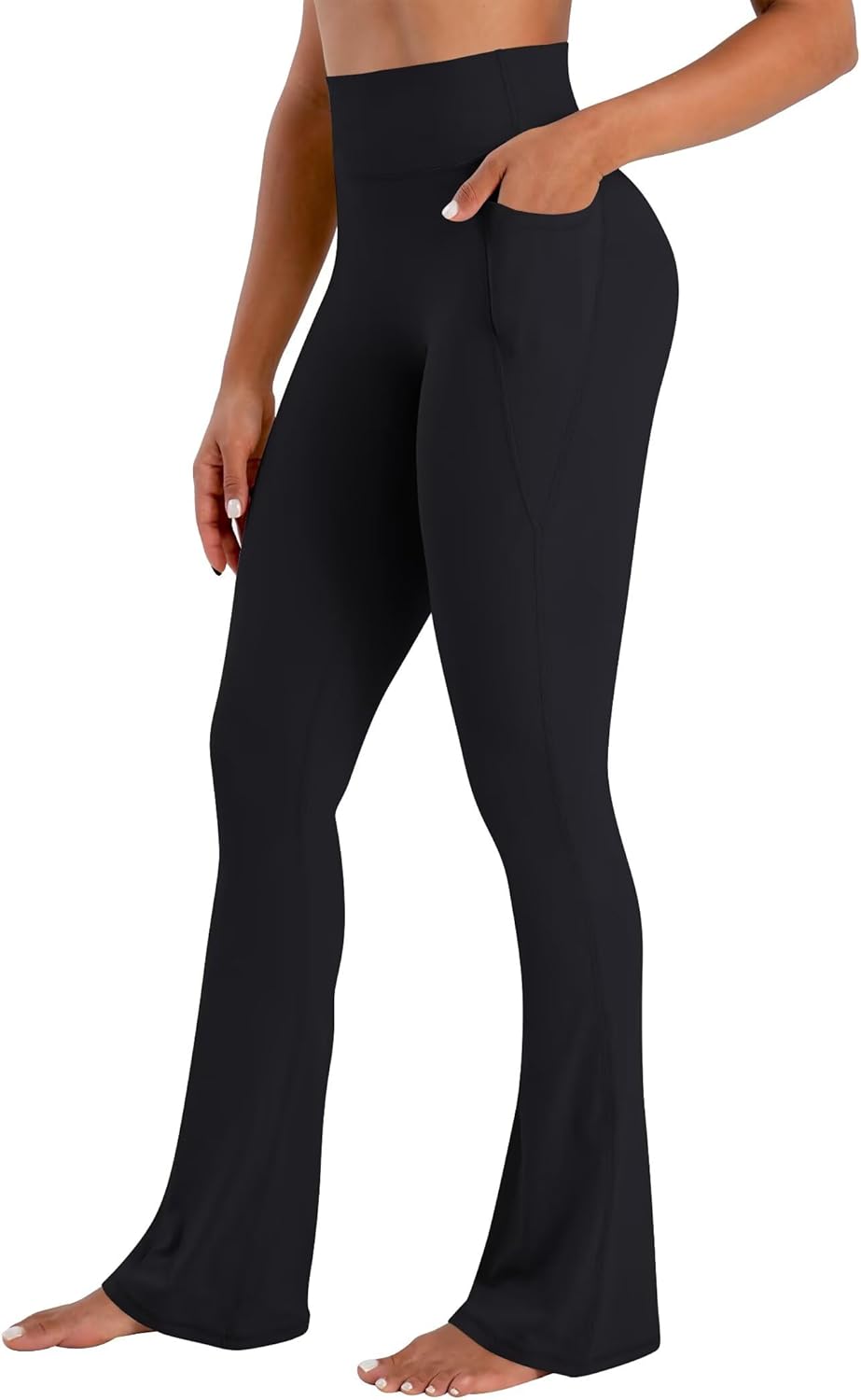 Sunzel No Front Seam Flare Leggings with Hidden Butt Lifting