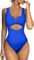 Meyeeka Womens One Piece Swimsuit Tummy Control Monokini (Style 9JXR)