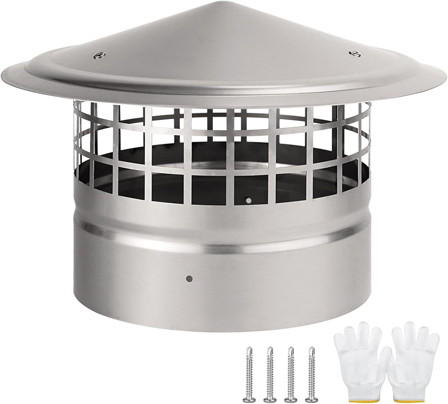 8 Inch Cone Top Chimney Cap for Better Ventilation and Protection
