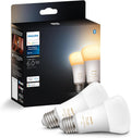 Philips Hue Smart 60W A19 LED Bulb 2-Pack - White Ambiance