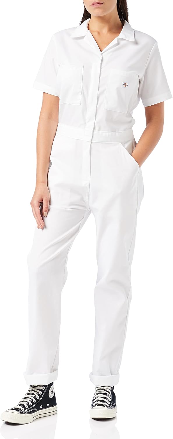 Dickies Women's Short Sleeve Flex Coverall for Comfort and Style