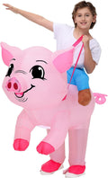 Inflatable Pig Costume for Kids - Fun Ride-On Blow Up Animal Suit