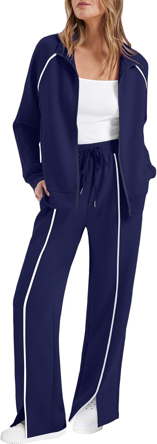 Stylish 2 Piece Outfits for Women Lounge Sets by SAMPEEL