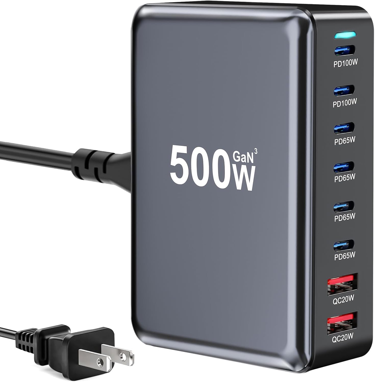 Ultimate 8-Port GaN Fast Charger - LMSEP