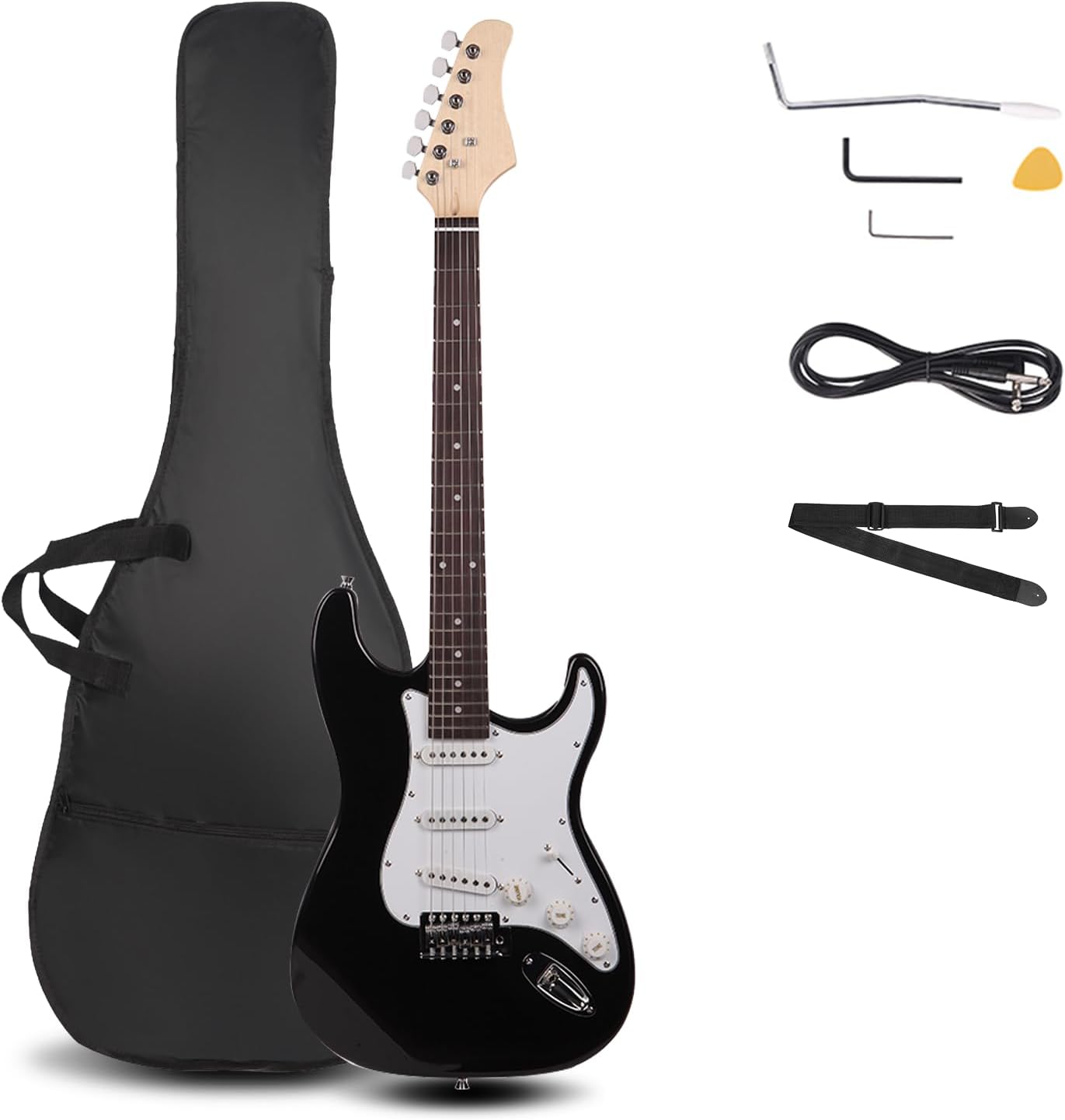 Ktaxon 39 Inch Electric Guitar Kit for Beginners and Pros