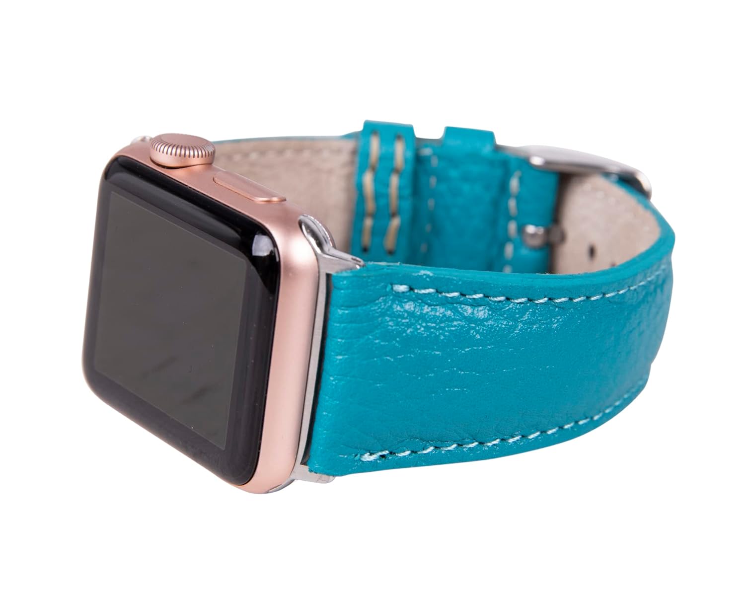 Genuine Leather Turquoise Band for Apple Watch Series 1-10 & Ultra