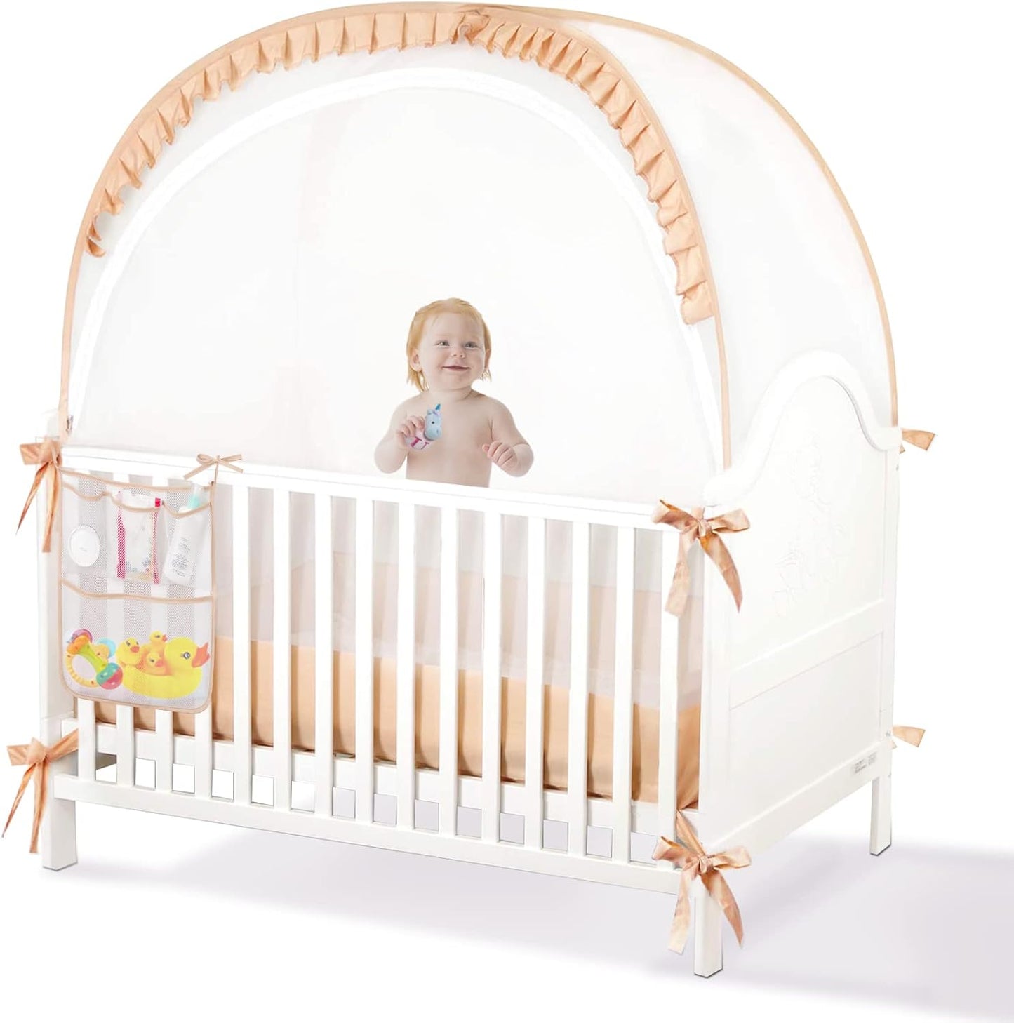 VEIZXUN Baby Safety Crib Tent - Keep Baby Secure