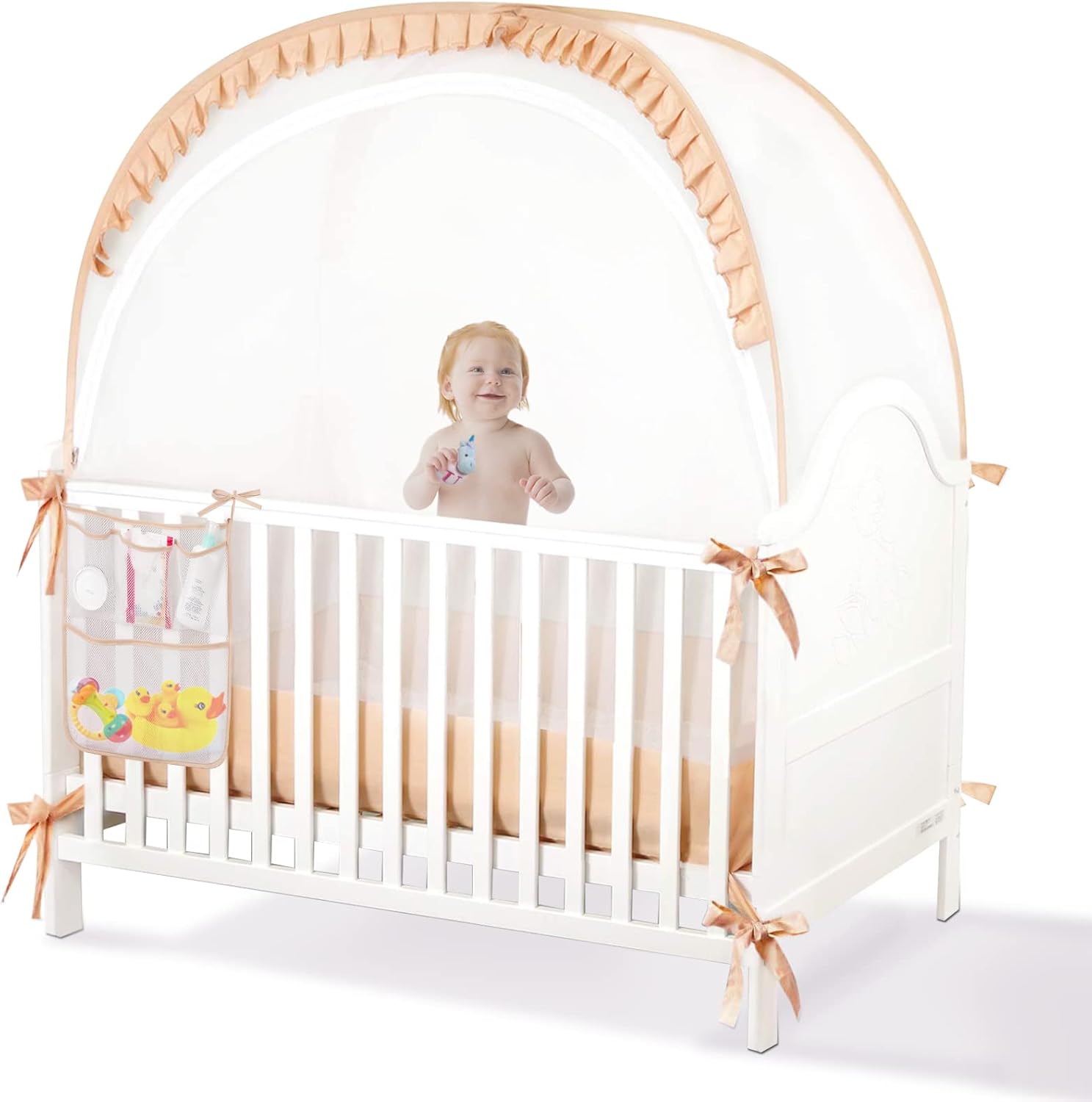 VEIZXUN Baby Safety Crib Tent - Keep Baby Secure