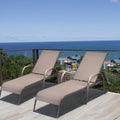 Patio Lounge Chaise with 5-Position Backrest - Comfortable Outdoor