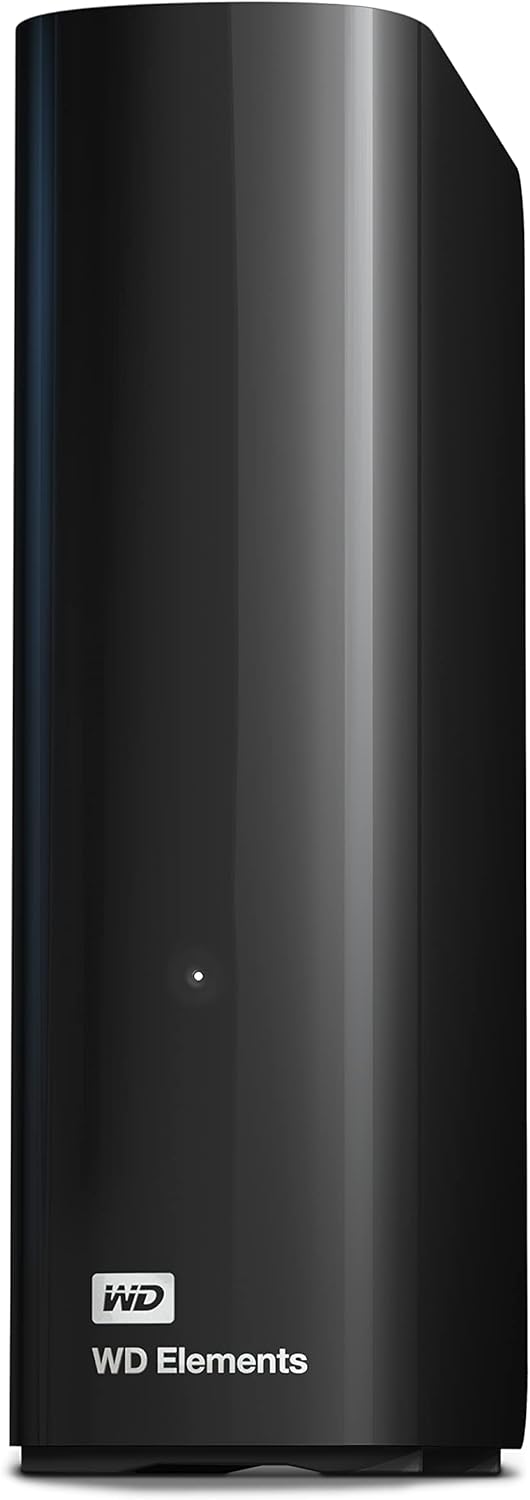 WD 16TB Elements Desktop External Hard Drive for Fast Storage