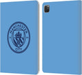 Manchester City FC Blue Obsidian Leather Wallet Case for iPad Pro
