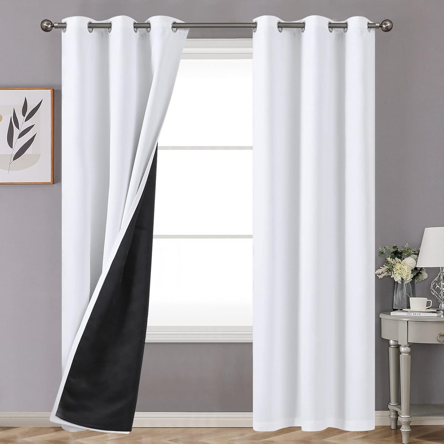 YoungsTex Thermal Blackout Curtains for Bedroom and Living Room