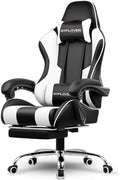 GTPLAYER Gaming Chair with Footrest and Lumbar Support for Relaxation