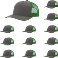 Richardson 112 Classic Six-Panel Adjustable Snapback Trucker Cap work