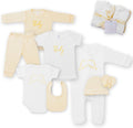 Zenulove 8-Piece Viscose Layette Set - Perfect Gender-Neutral Baby Gift!