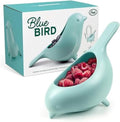 Genuine Fred BLUE BIRD Ceramic Colander - Charming Berry Strainer