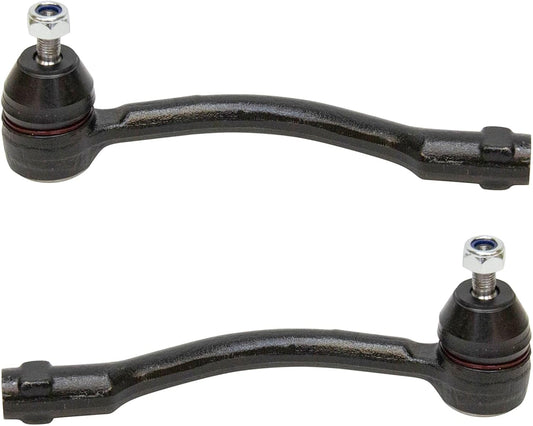 TRQ Front Outer Tie Rod Set for 2012-2017 Hyundai Accent