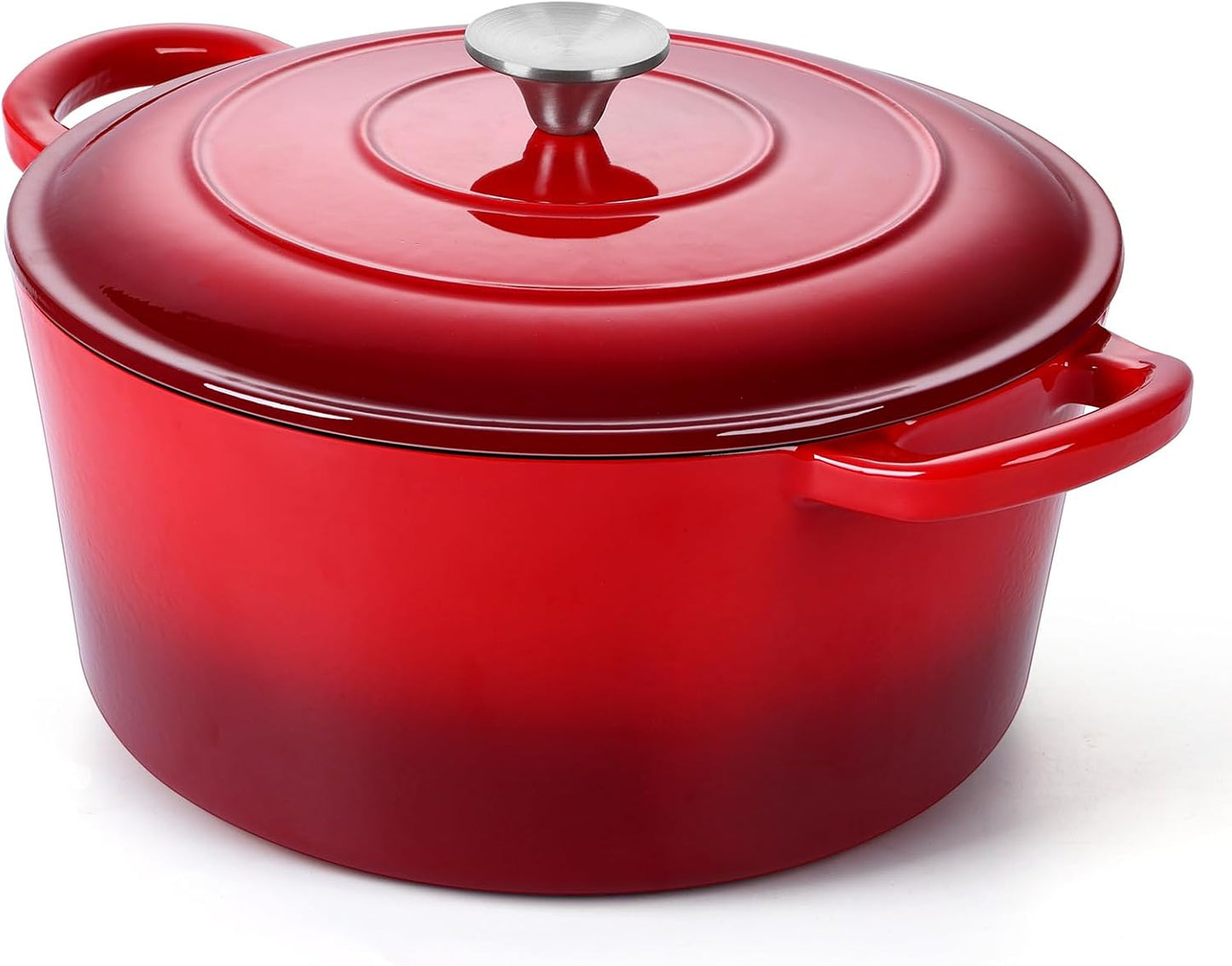 P&P CHEF 6QT Enameled Dutch Oven for Versatile Cooking Needs