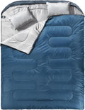 Double Sleeping Bag for Adults XL Queen Size - Cozy Two Person Bag