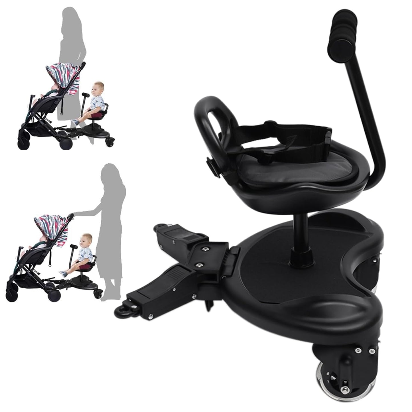 Universal Stroller Board - 2-in-1 Sit and Stand Attachment