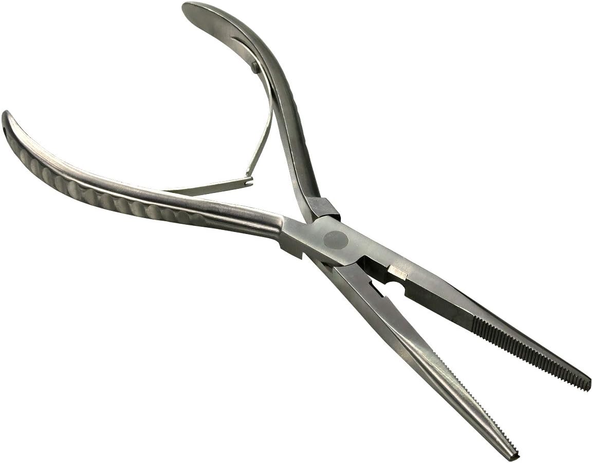 Myco FP-8 Stainless Steel Nose Pliers: Precision Fishing Essential