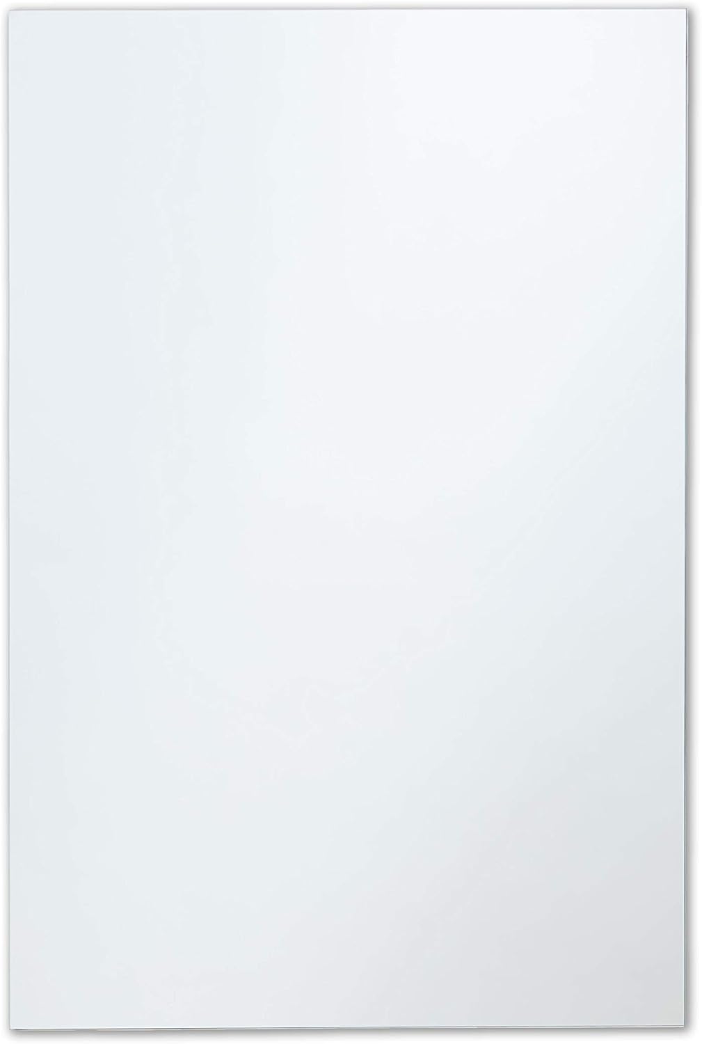 Frameless Rectangle Bathroom Mirror, 30in x 36in Design