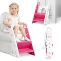 Potty Training Seat Foldable Step Stool - Space-Saving Step and Seat