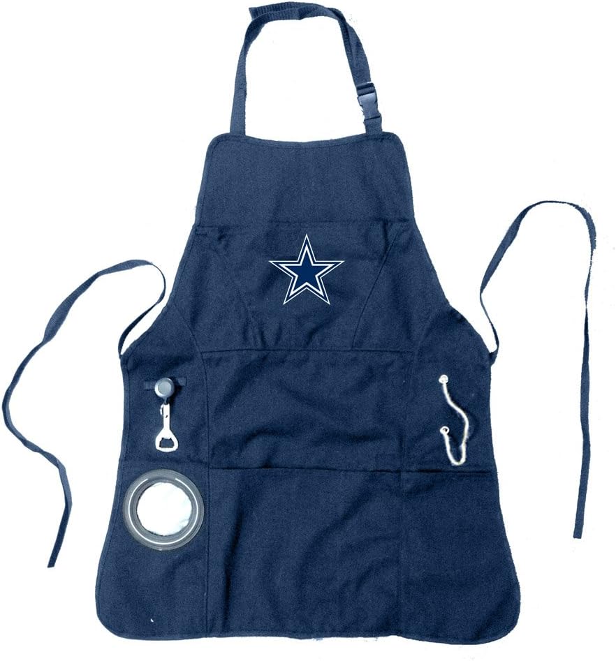 NFL Ultimate Grilling Apron with Bottle Opener and Holder