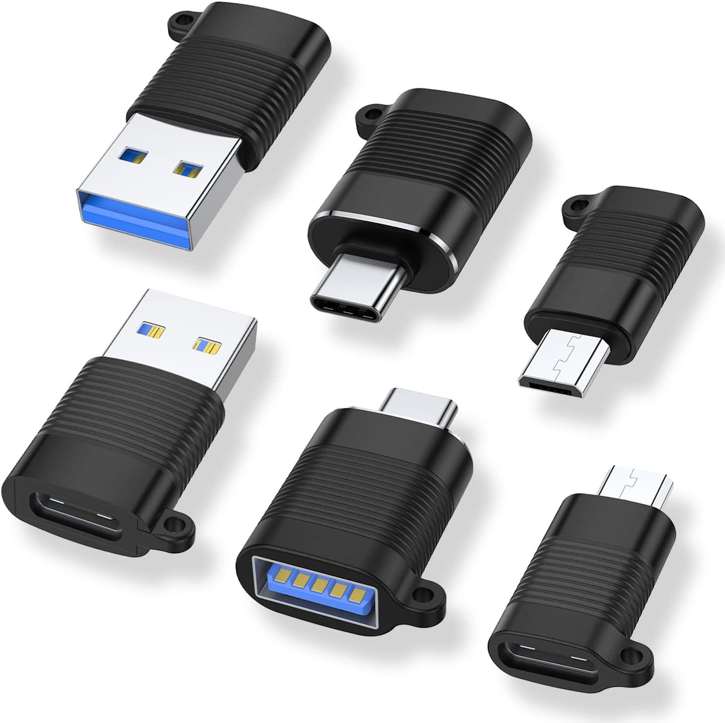 6 Pack USB-C Adapters: Connect Anywhere Easily!