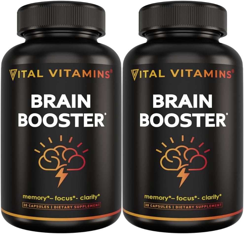 Vital Vitamins Brain Supplements for Memory and Focus Boost