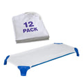 Sprogs Standard Size Daycare Sheets Pack of 12 - Durable Soft Fitted