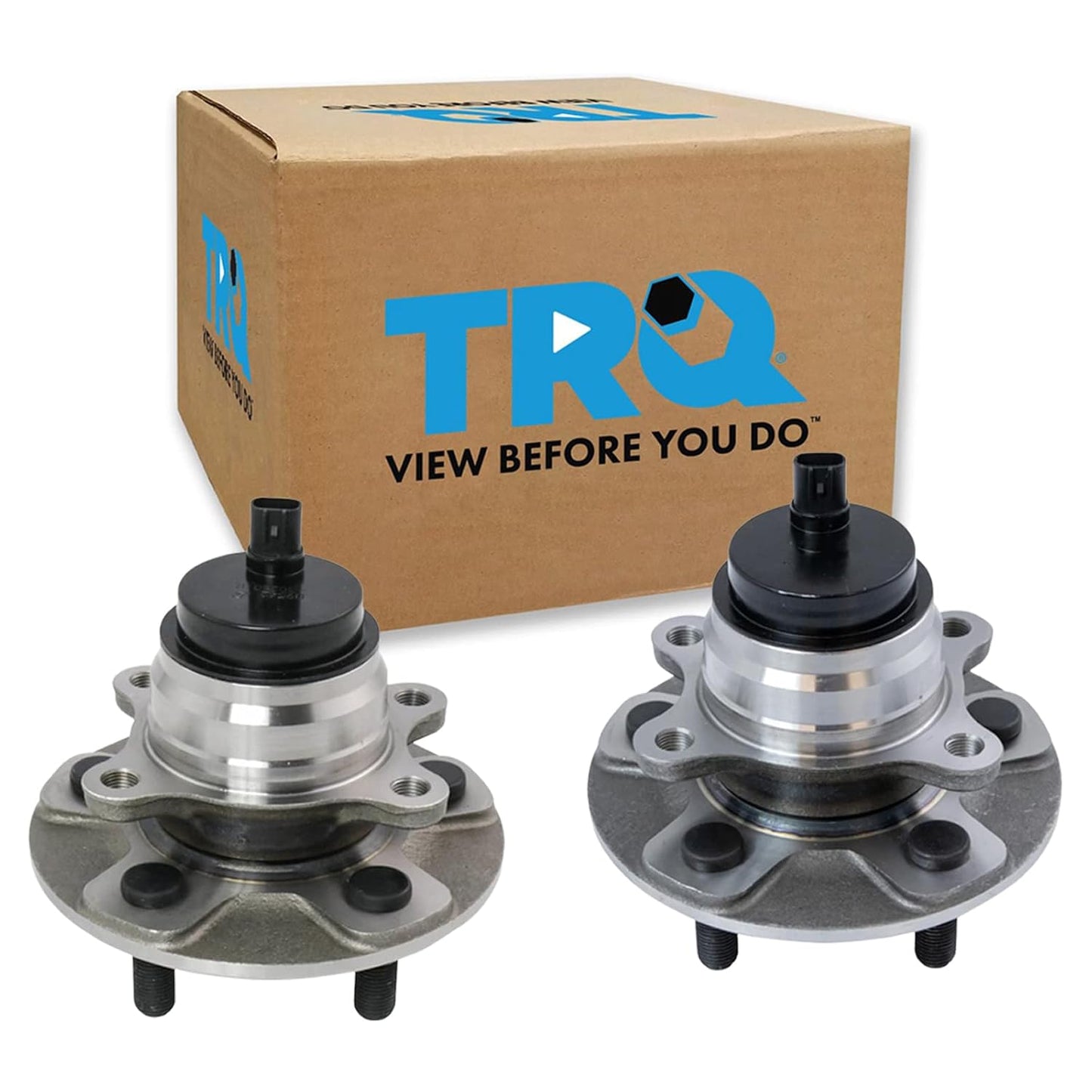 TRQ Front Wheel Bearing & Hub Assembly Set for Lexus LS460
